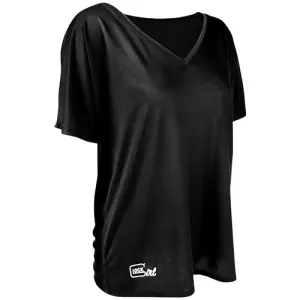 GLOCK Glock Girl Relaxed Black Short Sleeve V-Neck Med