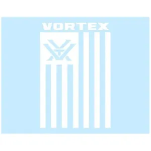 VORTEX Vortex Nation Flag Window Decal White OSFM