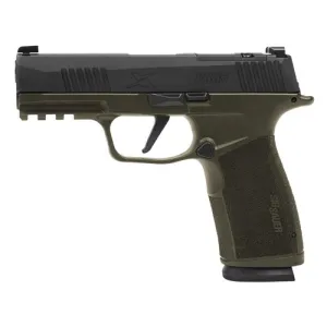 SIG SAUER P365 9mm 3.7" X-Series Grn/Blk Mod Poly Grip 17rd
