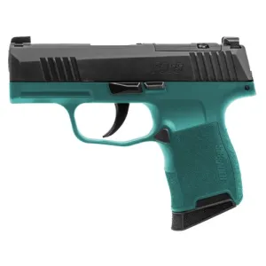 SIG SAUER P365 9mm 3.1" Teal/Blk 10rd Bahama Breeze