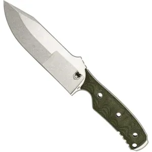 COBRATEC Recondo Drop Point Micarta ODG Satin Stonewash