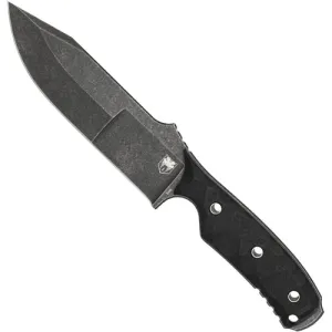 COBRATEC Recondo Drop Point G10 Black Stonewash Blade