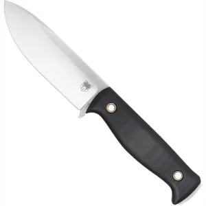 COBRATEC Back Country Drop Not Serrated Black