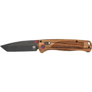 COBRATEC Zebrawood Bar Lock Tanto Not Serrated Black Blade