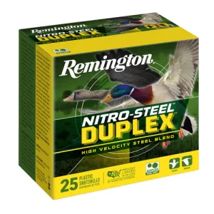 REMINGTON 12GA 3" 1-1/4oz 2X6 1450FPS Nitro Steel Duplx 25rd