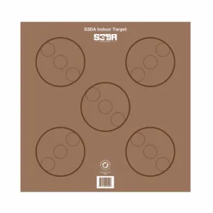 MAPLE LEAF PRESS S3DA Indoor 5 Spot Target Face-Brown