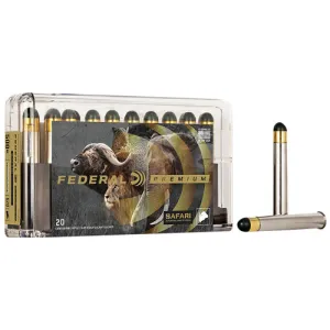 FEDERAL AMMO Premium Safari Cape-Shok 500 Nitro Express 570gr Woodleigh Hydro Ammunition | 20 Rounds