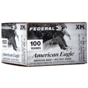 FEDERAL AMMO American Eagle 5.56 NATO 55gr FMJ Ammunition | 100 Rounds