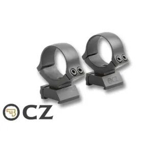 CZ-USA 455 1" 2-Piece Scope Rings | Matte Black