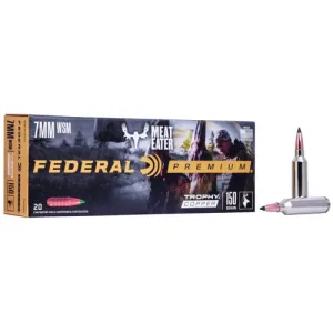 FEDERAL AMMO 7mm WSM 150Gr Trophy Copper Vital-Shok 20rd