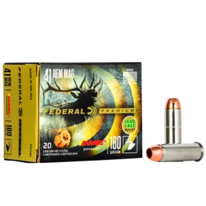 FEDERAL AMMO 41 Rem 180Gr Barnes Expander Vital-Shok 20rd