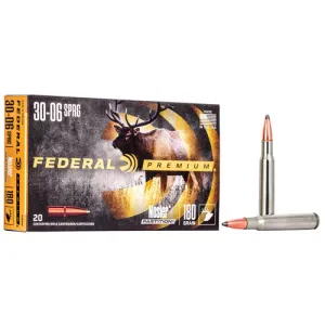 FEDERAL AMMO 30-06 180Gr Nosler Partition Vital-Shok 20rd