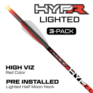 KILLER INSTINCT Lighted Hypr 20" Crossbolts 3pk