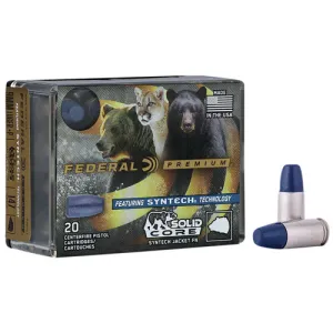 FEDERAL AMMO Premium Solid Core 9mm +P 147gr Synthetic FN Ammunition | 20 Rounds