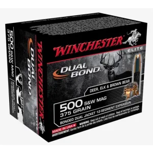 WINCHESTER AMMO 500 SW Mag 375Gr Dual Bond 20rd