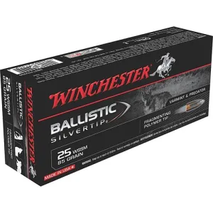 WINCHESTER AMMO 25 WSSM 85Gr Ballistic Silvertip 20rd