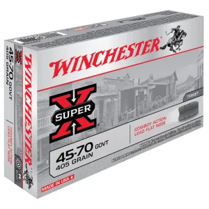 WINCHESTER Super X 45-70 Govt 405gr Cowboy Action LFN Ammunition | 20 Rounds