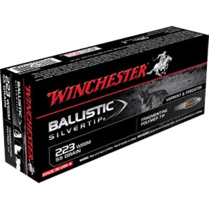 WINCHESTER AMMO 223WSSM 55Gr Ballistic Silvertip 20rd
