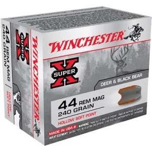 WINCHESTER AMMO 44 Rem Mag 240Gr Hollow Soft Point 20rd