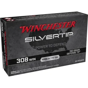 WINCHESTER AMMO 308 Win Silvertip Defense 150Gr 20rd
