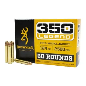 BROWNING AMMO 350 Legend FMJ 124Gr Value Pack 60rd