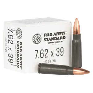 RED ARMY STANDARD - 1 CASE LIMIT 7.62x39 1000rd Case 122gr FMJ