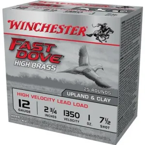WINCHESTER AMMO Fast Dove 12 Gauge 2-3/4" 1350 FPS 1 oz 7-1/2 Shot