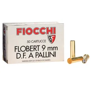 FIOCCHI 9mm Flobert Rimfire Max 9 Shot 50rd