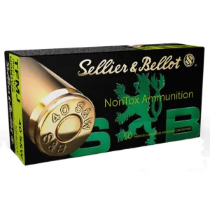 SELLIER BELLOT 40 SW NonToxic 180Gr FMJ 985 FPS 50rd