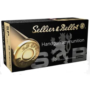 SELLIER BELLOT SB38C 38 Special 158gr Soft Point Ammunition | 50 Rounds