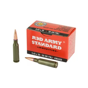 RED ARMY STANDARD 5.45x39 59Gr FMJ Steel Case 20rd