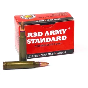 RED ARMY STANDARD 223 Remington 56Gr FMJ Steel Case 20rd