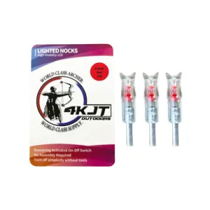 4KJT OUTDOORS Lighted Nock Xbow Red