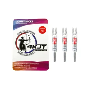4KJT OUTDOORS Lighted Nock .244 Red