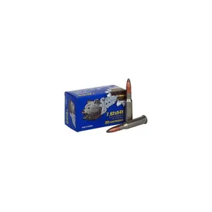 SILVER BEAR AMMO 7.62x54R 203Gr SP Nickel 20rd