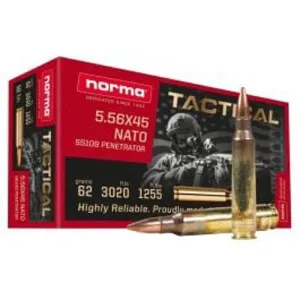 NORMA AMMO 5.56 Norma Tact 62Gr 50rd