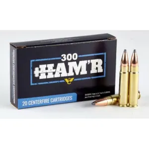 WILSON COMBAT 300 HAM'R 110Gr Hornady SP 2650 FPS 20rd