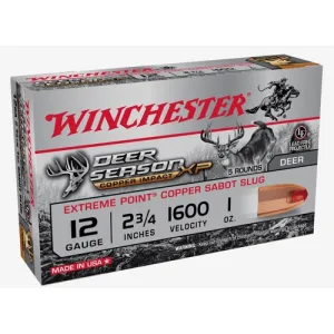 WINCHESTER AMMO 12Ga 2-3/4" 1600 Copper Sabot Slug Deer