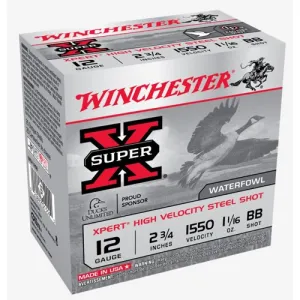 WINCHESTER AMMO 12Ga SuperX Xpert HV Steel 2-3/4" BB Shot 25rd