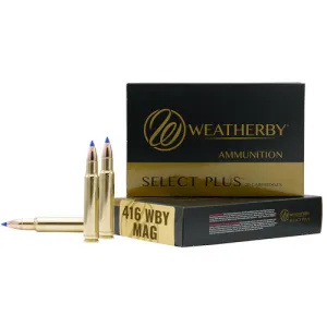 WEATHERBY Select Plus 416 WBY Mag 400gr Soft Point Round Nose Ammunition | 20 Rounds