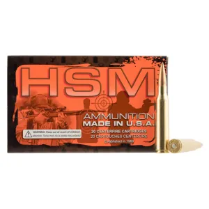 HSM AMMO 338 Lapua Mag 300Gr HPBT MatchKing 20rd
