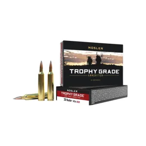 NOSLER Trophy Grade Long-Range 26 Nosler 142 gr Spitzer AccuBond Ammunition | 20 Rounds