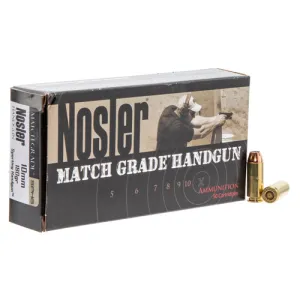 NOSLER Match Grade 10mm 180gr Jacketed Hollow Point Ammunition | 20 Rounds