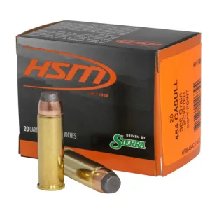 HSM AMMO 454 Casull 300Gr JSP 20rd
