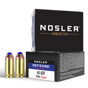 NOSLER 45 ACP 230Gr Bonded-Tipped 20rd