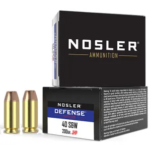 NOSLER 40 SW 200Gr Bonded-JHP 20rd