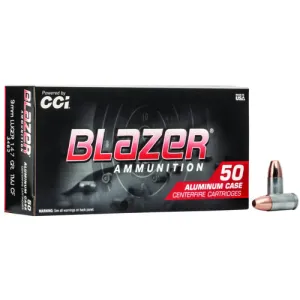 BLAZER AMMO Clean-Fire Lead Free 9mm 147gr Total Metal Jacket Ammunition | 50 Rounds