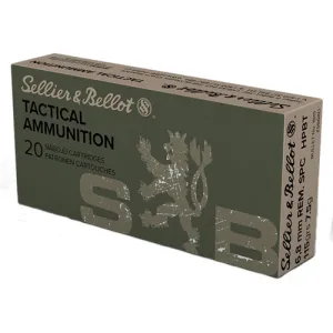 SELLIER BELLOT 6.8mm Rem Spc 115 HPBT 20rd
