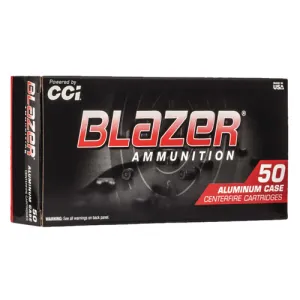 BLAZER AMMO 9mm Luger 100Gr Lead-Free Flat Nose 50rd