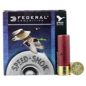 FEDERAL AMMO Speed-Shok Heavy Waterfowl 12 Gauge 3" 1-1/4oz #BBB Steel Shotgun Ammunition | 25 Round